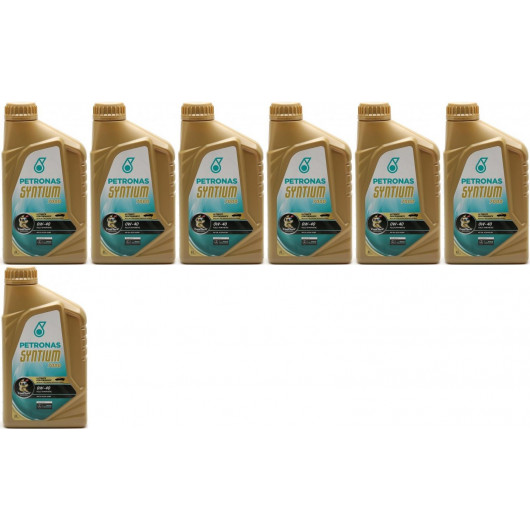 Petronas Syntium 7000 0W-40 Motoröl 7x 1l = 7 Liter