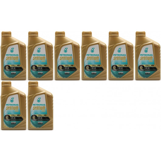 Petronas Syntium 7000 0W-40 Motoröl 8x 1l = 8 Liter