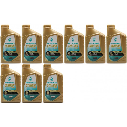 Petronas Syntium 7000 0W-40 Motoröl 9x 1l = 9 Liter