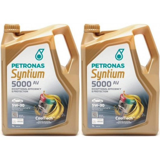 Petronas Syntium 5000 AV 5W-30 Motoröl 2x 5 = 10 Liter