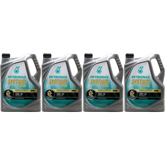 Petronas Syntium 800 EU 10W-40 Motoröl 4x 5 = 20 Liter