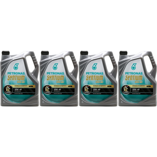 Petronas Syntium 800 EU 10W-40 Motoröl 4x 5 = 20 Liter