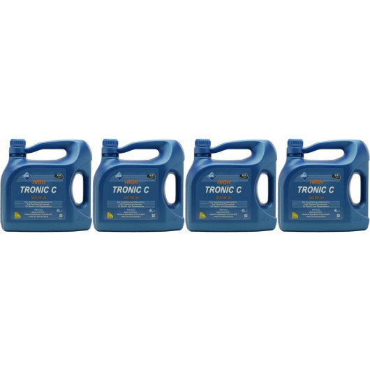 Aral High Tronic C 5W-30 Motoröl 4x 4l = 16 Liter