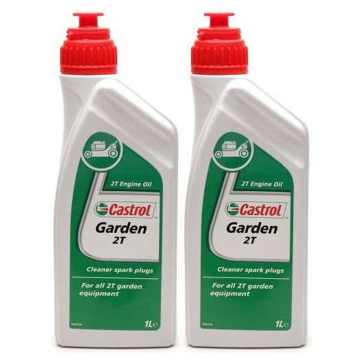 CASTROL GARDEN 2T Motoröliter 2x 1l = 2 Liter