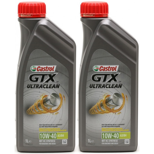 Castrol GTX Ultraclean 10W-40 A3/B4 | 7 Liter | Motoröl Online Kaufen