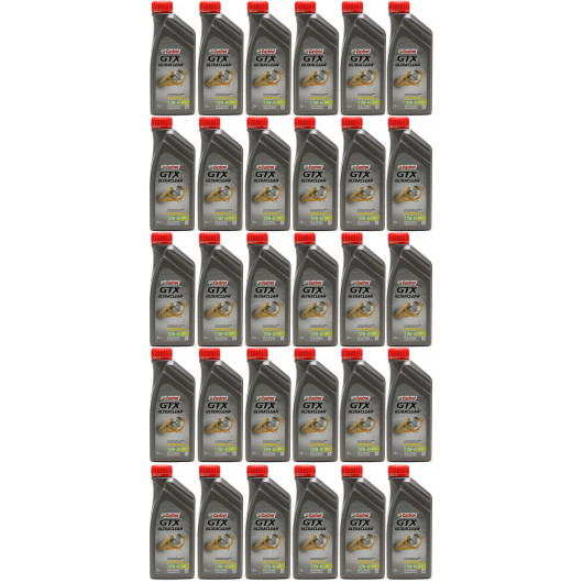 Castrol GTX Ultraclean 10W-40 A3/B4 Diesel & Benziner 30x 1l = 30 Liter