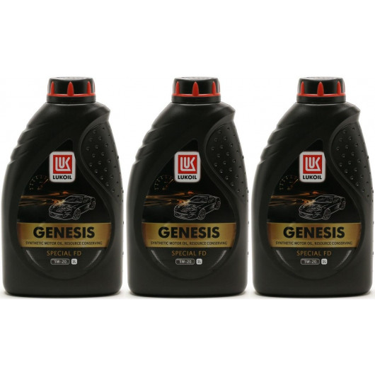 Lukoil Genesis Special FD 5W-20 Motoröl 3x 1l = 3 Liter