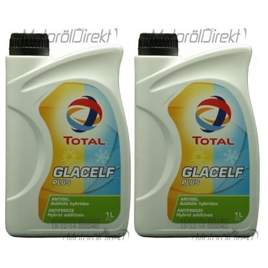 Total Glacelf Plus Kühlerfrostschutz Konzentrat 2x 1l = 2 Liter