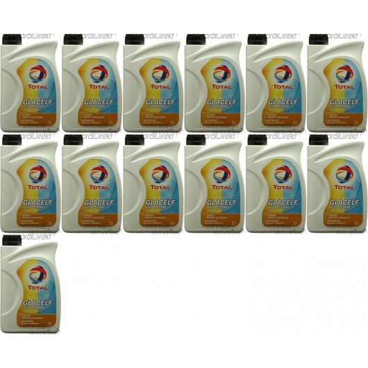 Total Glacelf Auto Supra Kühlerfrostschutz Konzentrat 13x 1l = 13 Liter