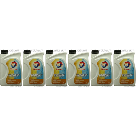 Total Glacelf Auto Supra Kühlerfrostschutz Konzentrat 6x 1l = 6 Liter
