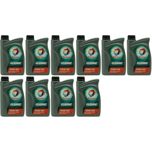 Total Classic 7 10W-40 Motoröl 10x 1l = 10 Liter