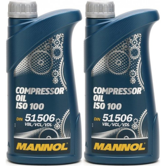 MANNOL Compressor Oil ISO 100 2x 1l = 2 Liter