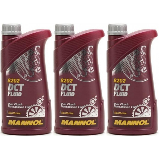 MANNOL 8202 DCT Fluid (Doppelkupplungsgetriebeöl) 3x 1l = 3 Liter