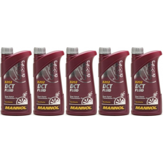 MANNOL 8202 DCT Fluid (Doppelkupplungsgetriebeöl) 5x 1l = 5 Liter