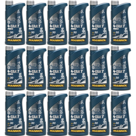 MANNOL 4-Takt Agro SAE 30 18x 1l = 18 Liter