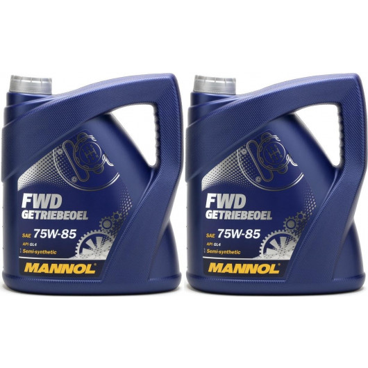 MANNOL FWD Getriebeöl 75W-85 API GL 4 2x 4l = 8 Liter