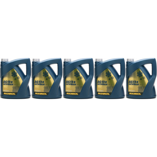 Mannol Kühlerfrostschutz Antifreeze AG13+ -40 Advanced Fertigmix 5x 5 = 25 Liter