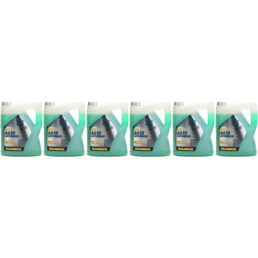 Mannol Kühlerfrostschutz Antifreeze AG13 -40 Hightec Fertigmischung 6x5=30 Liter