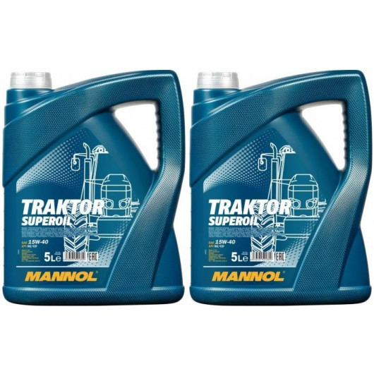 MANNOL Traktor Superoil 15W-40 2x 5 = 10 Liter