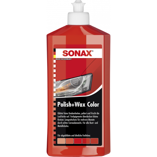 Sonax Polish & Wax COLOR NanoPro rot 500ml