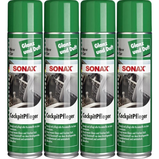 Sonax CockpitPfleger NewCar 4x 400 Milliliter
