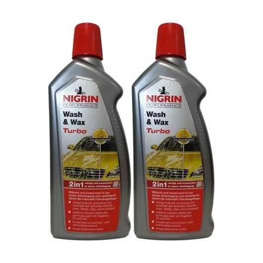 Nigrin Performance Wash & Wax Turbo 1000ml 2x 1l = 2 Liter