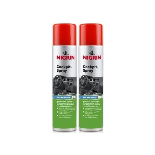 Nigrin Cockpit-Spray Meeresbrise 2x 400 Milliliter
