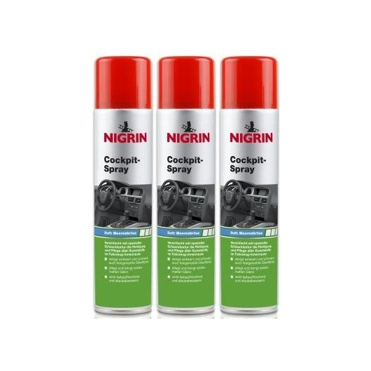 Nigrin Cockpit-Spray Meeresbrise 3x 400 Milliliter
