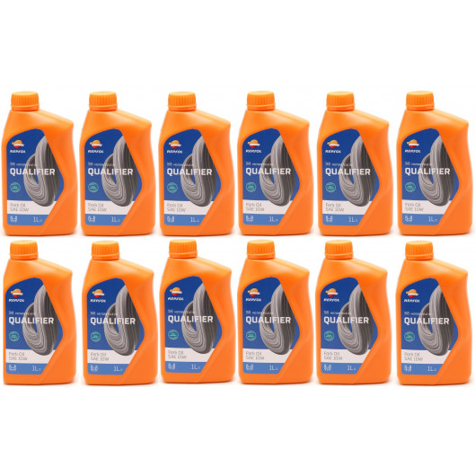 Repsol Motorrad Gabelöl MOTO FORK OIL 10W 1 Liter 12x 1l = 12 Liter