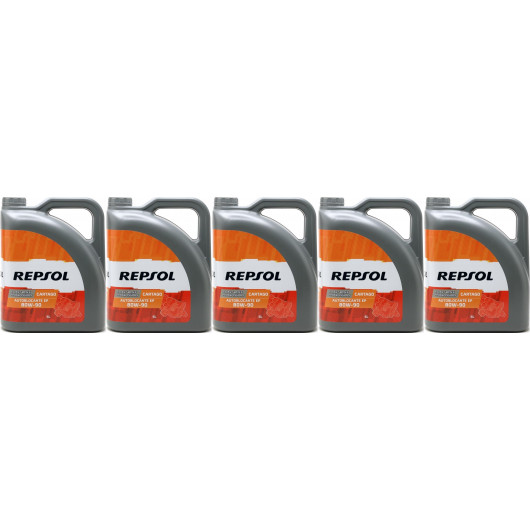 Repsol Getriebeöl CART.EP AUTOBL.80W90 5x 5 = 25 Liter