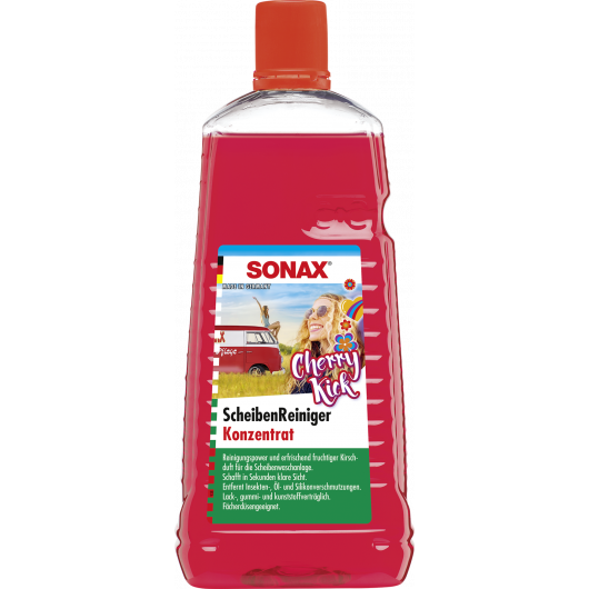 SONAX 03925410 - Reiniger, Scheibenreinigungsanlage - ScheibenReiniger Konzentrat Cherry Kick