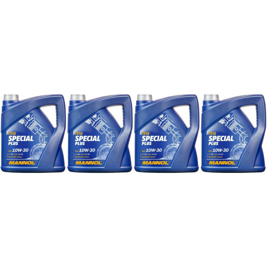 MANNOL 7512 SPECIAL PLUS SAE 10W-30 4x 4l = 16 Liter