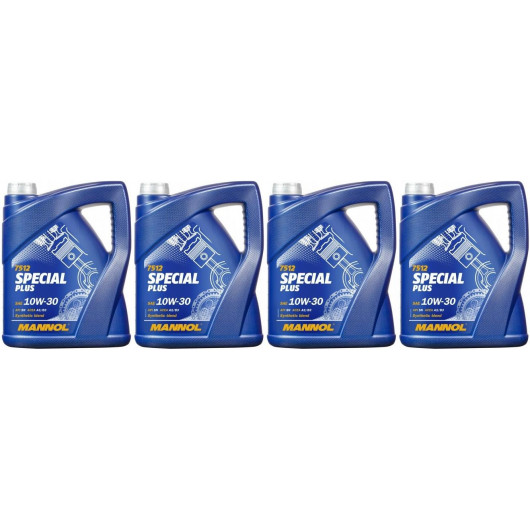 MANNOL 7512 SPECIAL PLUS SAE 10W-30 4x 5 = 20 Liter