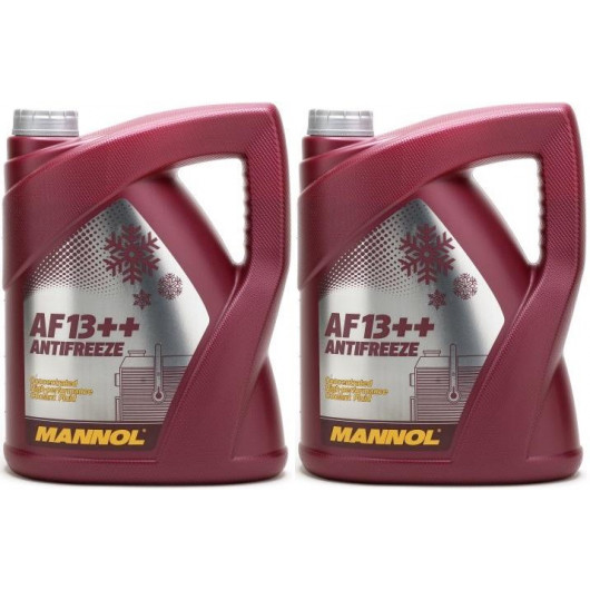 MANNOL Kühlerfrostschutz AF13++ 2x 5 = 10 Liter