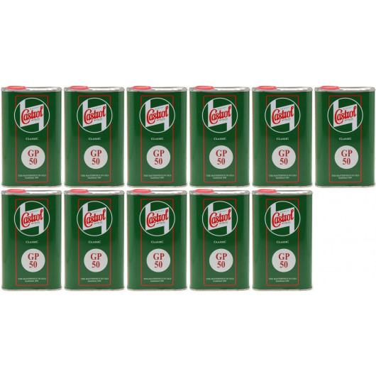 Castrol Classic GP SAE 50 Oldtimer Einbereichs Motoröl 11x 1l = 11 Liter