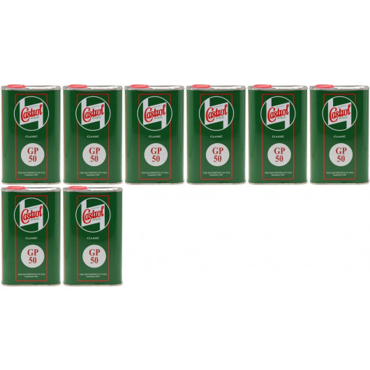 Castrol Classic GP SAE 50 Oldtimer Einbereichs Motoröl 8x 1l = 8 Liter