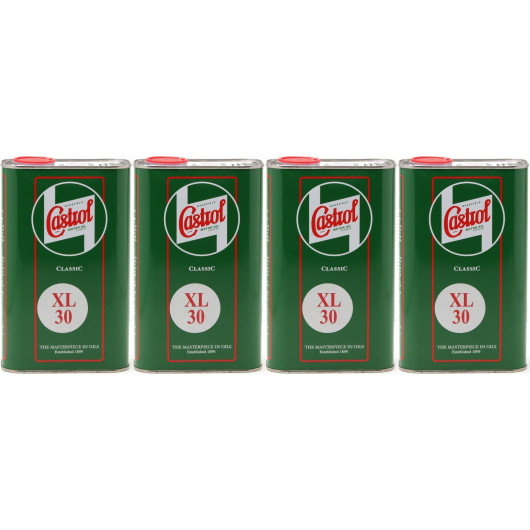 Castrol Classic XL SAE 30 Oldtimer Einbereichs Motoröl 4x 1l = 4 Liter