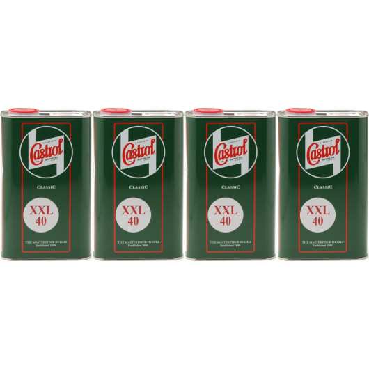 Castrol Classic XXL SAE 40 Oldtimer Einbereichs Motoröl 4x 1l = 4 Liter