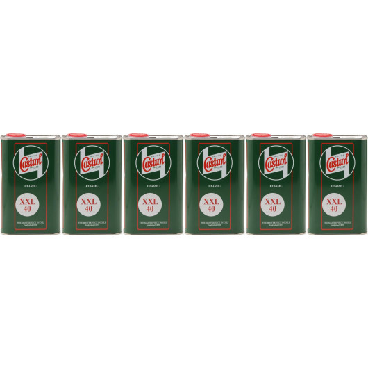 Castrol Classic XXL SAE 40 Oldtimer Einbereichs Motoröl 6x 1l = 6 Liter