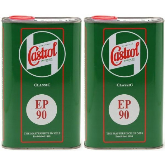 Castrol Classic EP SAE 90 Extreme Pressure API GL 4 Getriebeöl 2x 1l = 2 Liter