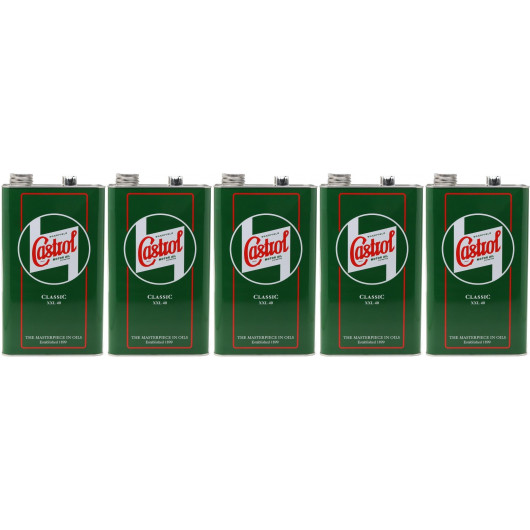 Castrol Classic XXL SAE 40 Oldtimer Einbereichs Motoröl 5x 5 = 25 Liter