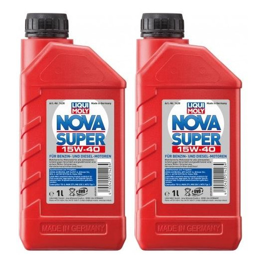 Liqui Moly 1428 Nova Super 15W-40 2x 1l = 2 Liter