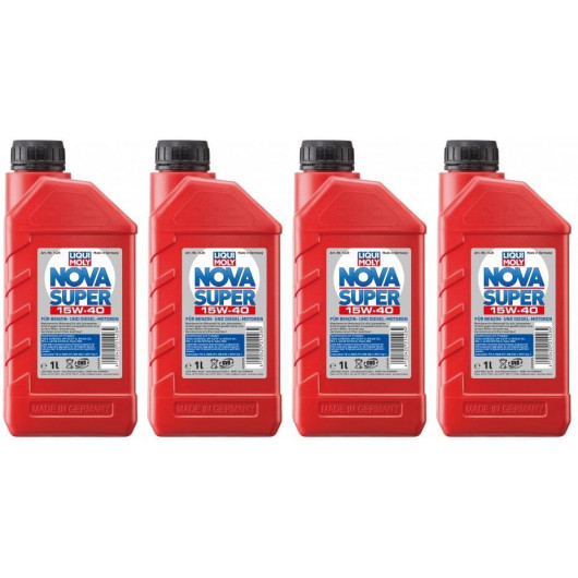Liqui Moly 1428 Nova Super 15W-40 4x 1l = 4 Liter