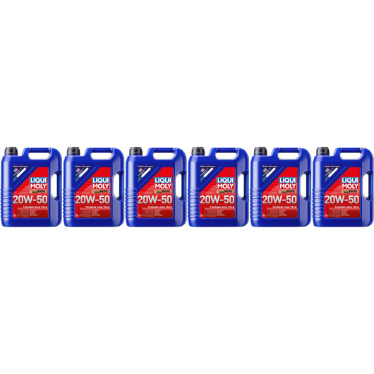 Liqui Moly 1255 Touring High Tech 20W-50 6x 5 = 30 Liter