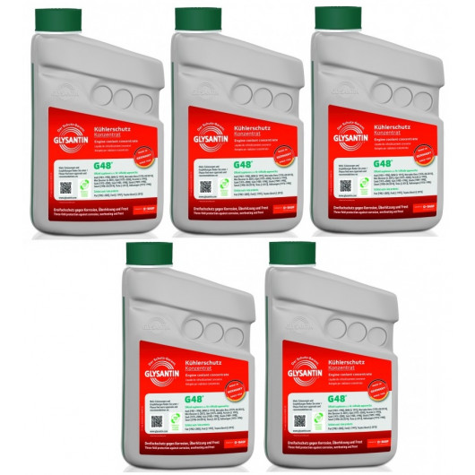 BASF Glysantin G48 Kühlerschutz Konzentrat 1 Liter 5x 1l = 5 Liter