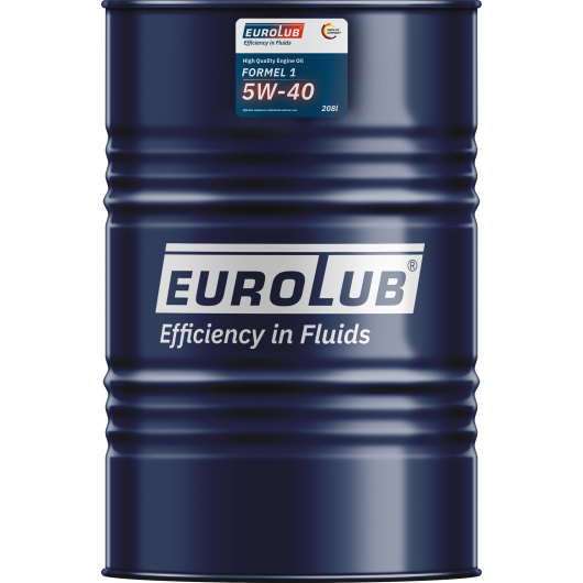 Eurolub Formel 1 5W-40 Motoröl 208l Fass