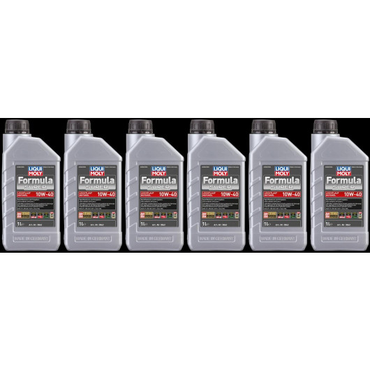 Liqui Moly 3862 Formula Super 10W-40 Motoröl Flasche 6x 1l = 6 Liter