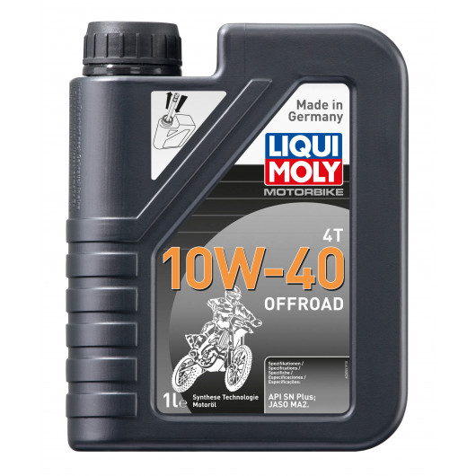 Liqui Moly 3055 Motorbike 4T 10W-40 Offroad 1l Motorrad Motoröl Flasche