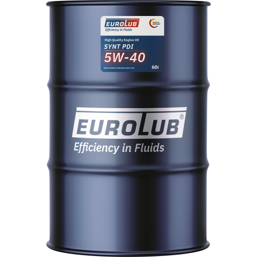 Eurolub SYNT PDI SAE 5W-40 Motoröl 60l Fass