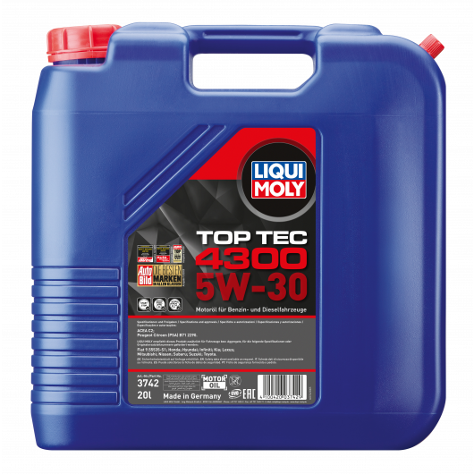 Liqui Moly 5W-30 Top Tec 4300 Motoröl 20l Kanister